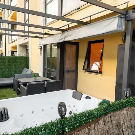 Daire Sunny - Jacuzzi, Jardin Privado, A Pie De Playa Con Parking